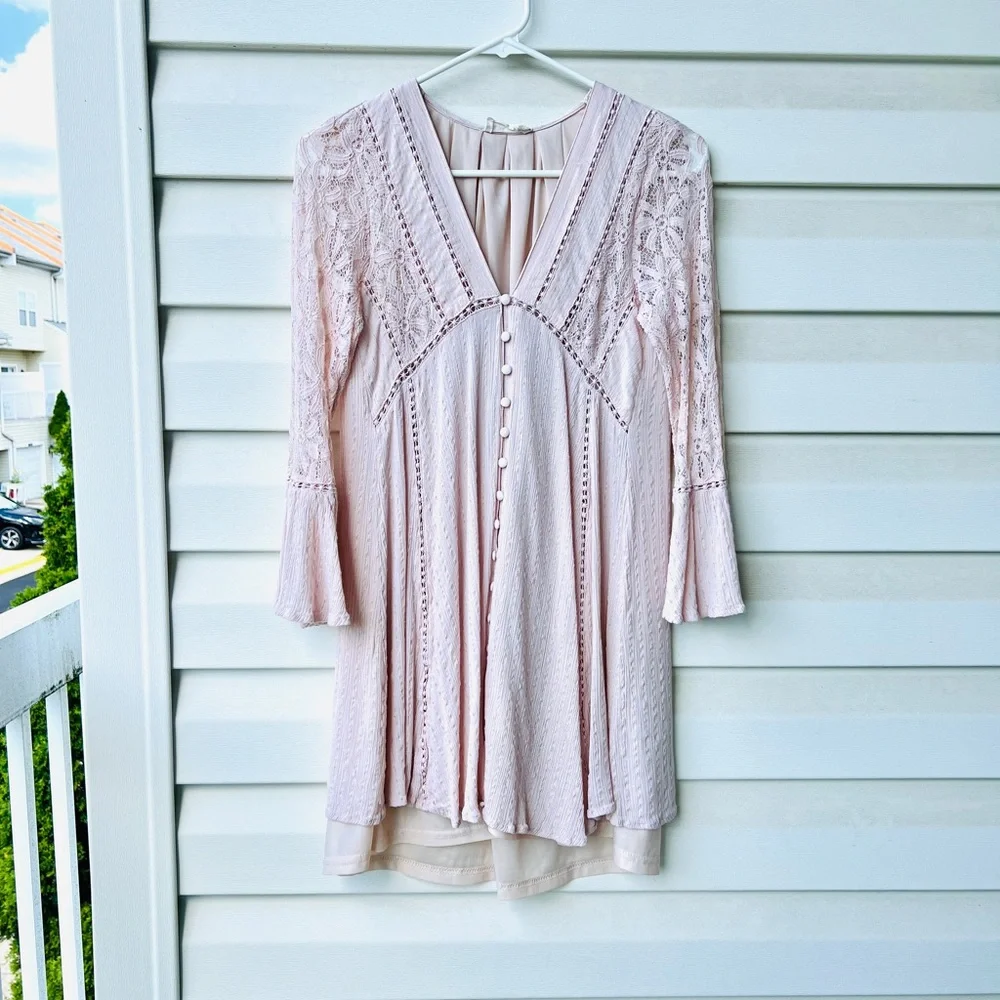 Altar’d State Bell Sleeve Babydoll Dress - Picture 5 of 10